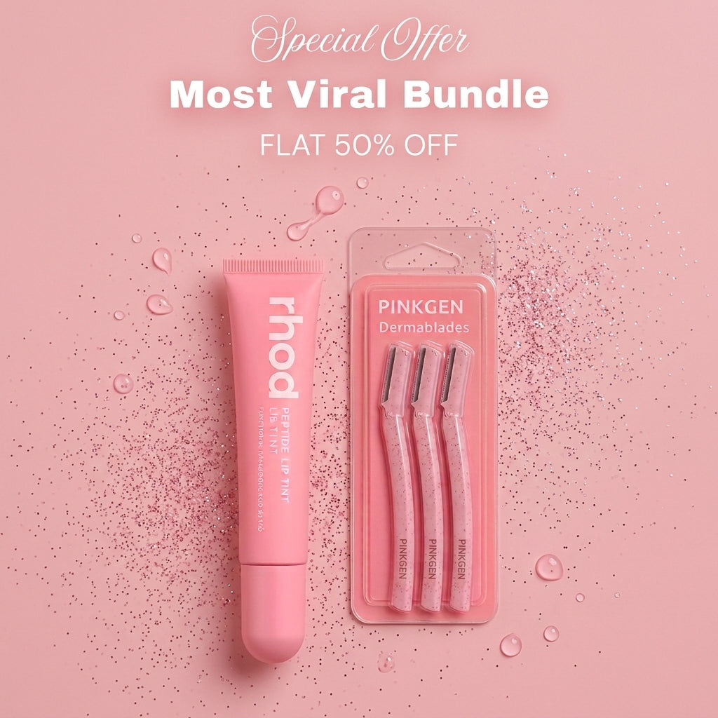 Viral Glow Bundle: 3 Razors & Lip Tint