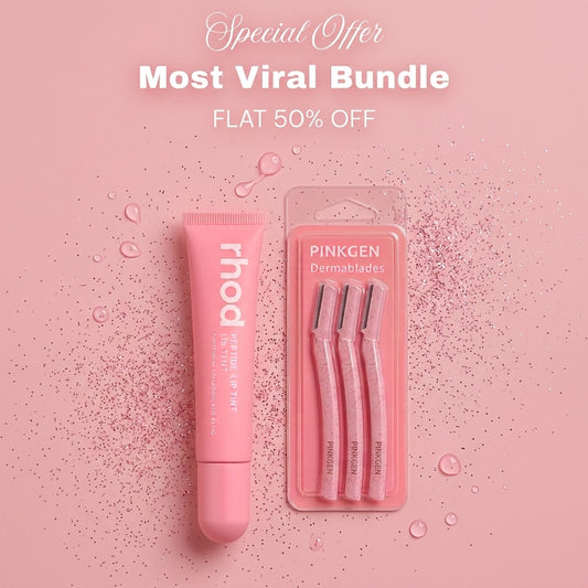 Viral Glow Bundle: 3 Razors & Lip Tint