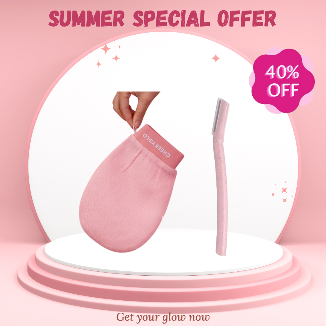 PinkGen Glow Bundle – Glove & Razor Duo